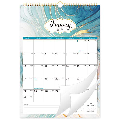 2021 Calendar Monthly Wall Calendar Planner from Jan 2021 Dec 2021 Julian Dates 